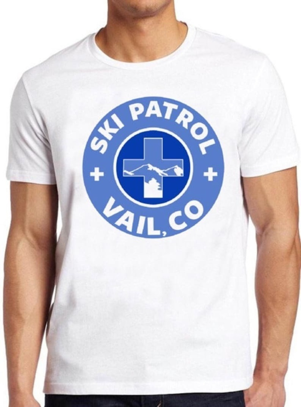 Vail Ski T Shirt Ski Patrol Colorado Snow Skiing Cool Aspen Gift Tee